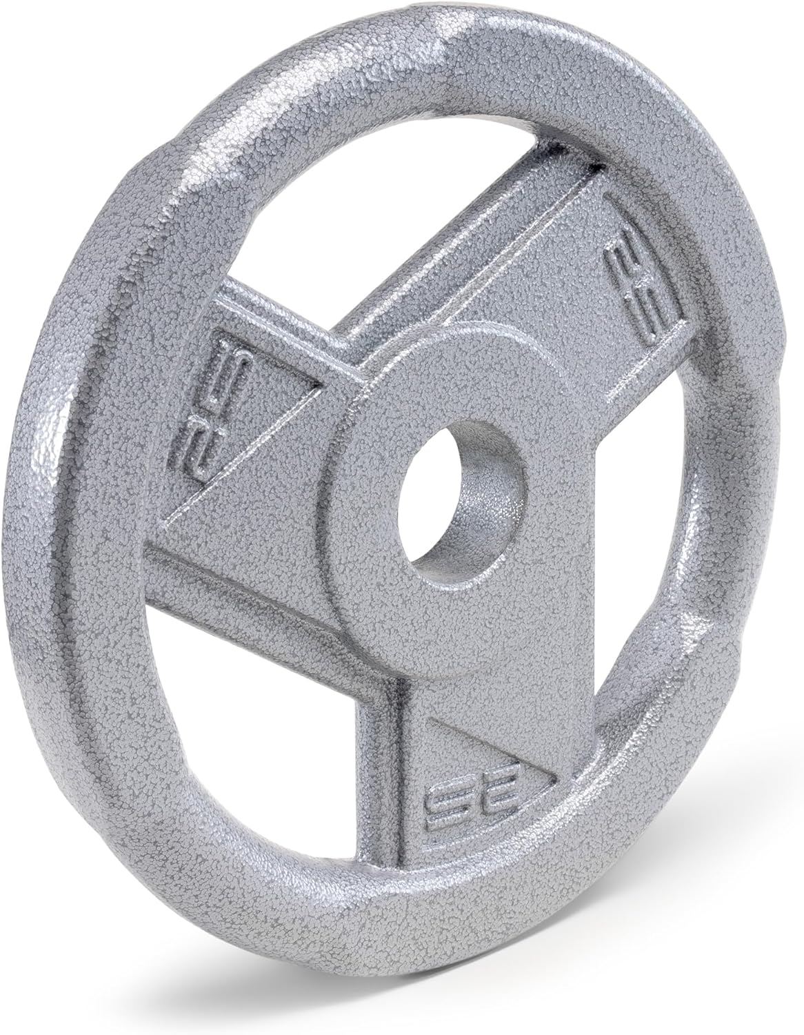 Marcy Classic 2in Cast Iron Olympic Grip Plates for Weightlifting