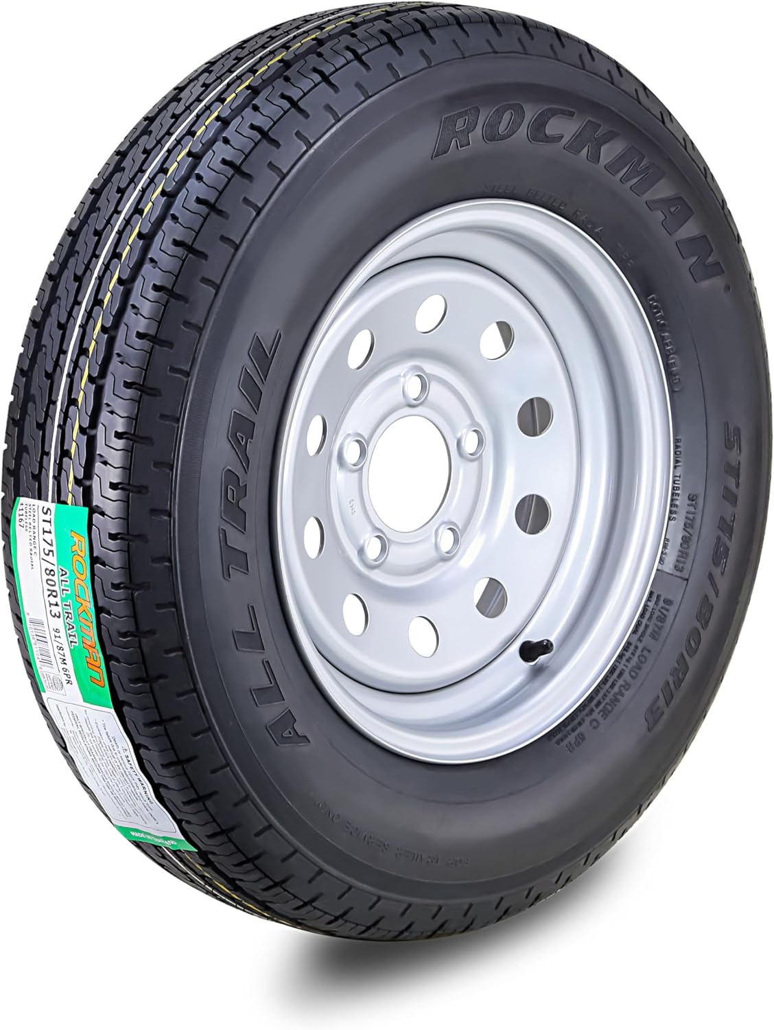 ROCKMAN Trailer Tire Wheel Assembly for Reliable Performance