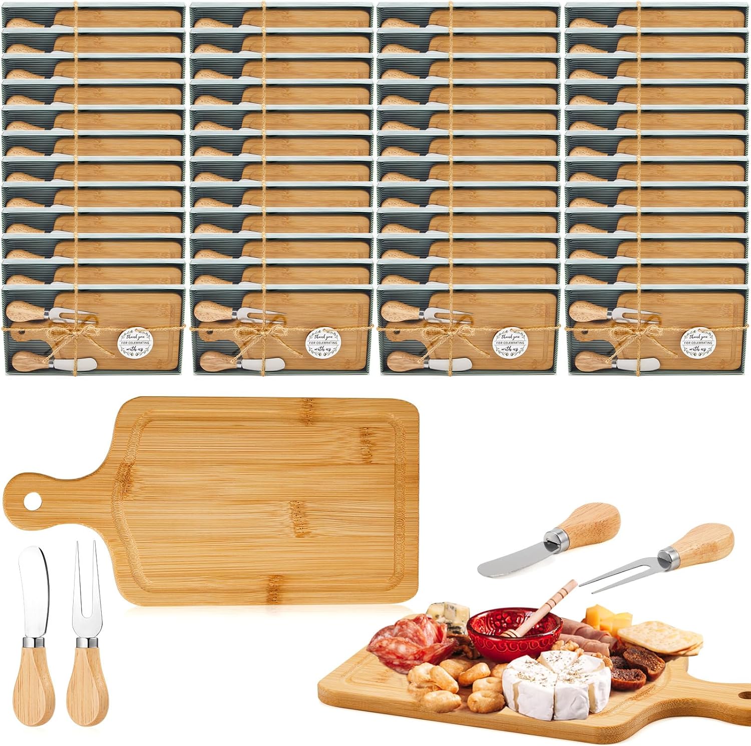 50 Set Bridal Baby Shower Cheese Prizes Gift Set for Guests