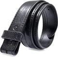 1.5 in Full Grain Leather Belt Strap for Men - Heavy-Duty Snap