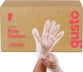 GUSTO Disposable Poly Gloves for Food Prep - Pack of 10,000
