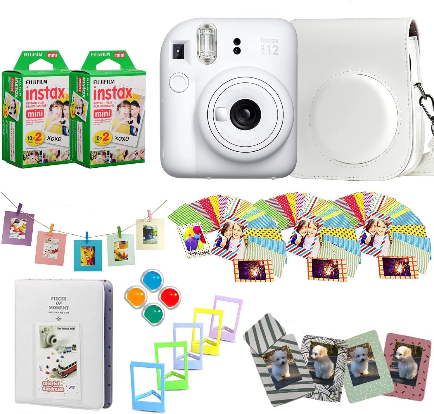 Fujifilm Instax Mini 12 Camera Bundle - Capture Memories in Style!