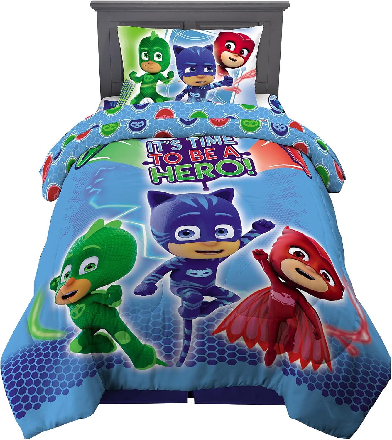 PJ Masks Bedding Set for Kids - Super Soft Comforter & Sheets