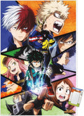 My Hero Academia Season 2 Key Art Wall Poster - Premium Bundle