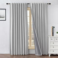 100% Blackout Curtains 108 in Panels - Total Light Block & Insulation