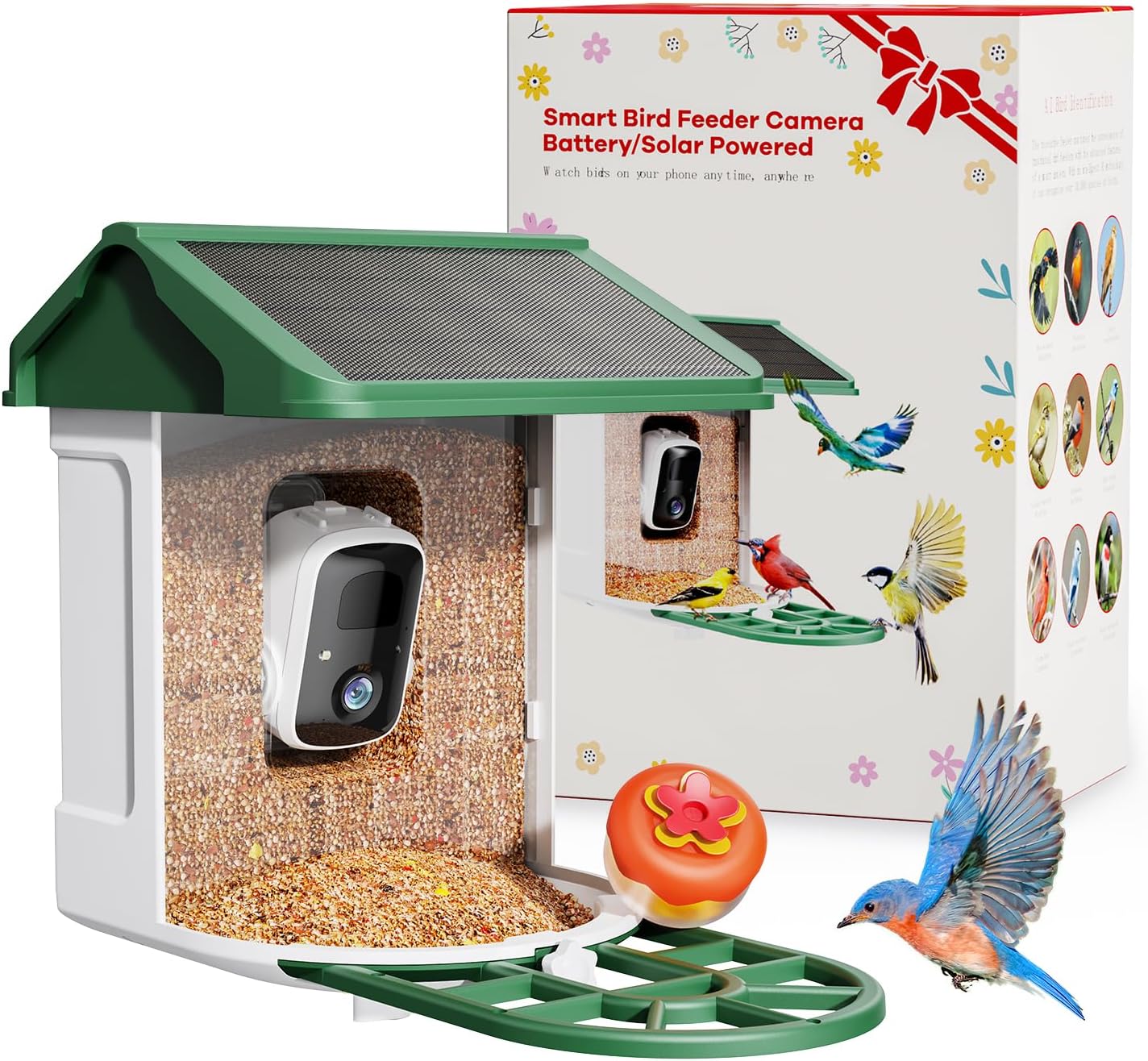 HARYMOR Bird Feeder with Camera for Smart Bird Watching