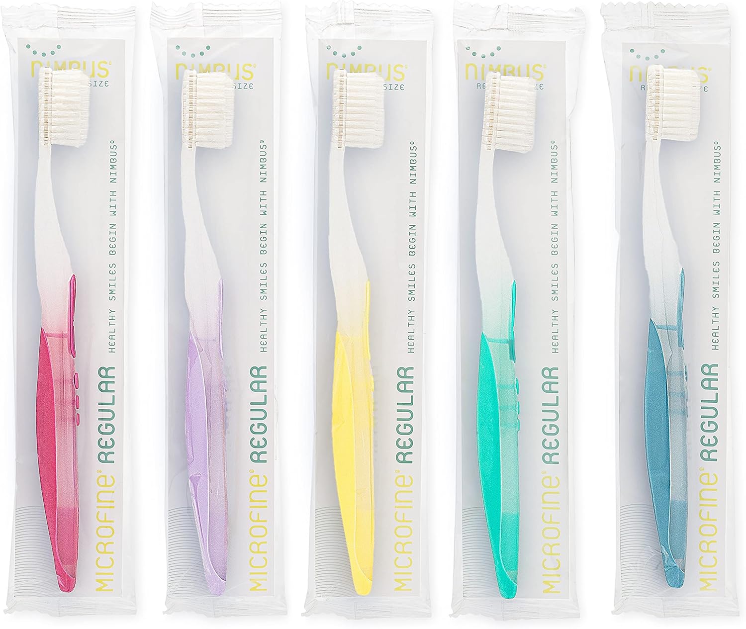 NIMBUS Extra Soft Toothbrushes for Sensitive Teeth - 10 Pack