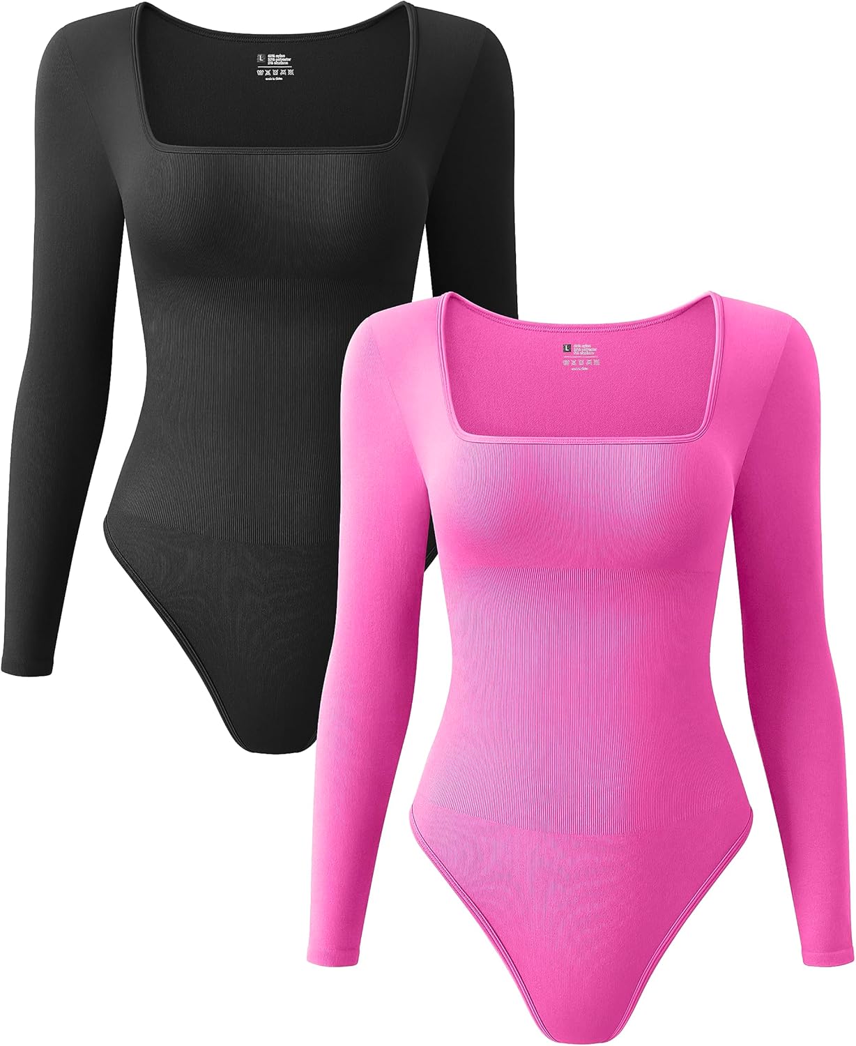 OQQ Women's Sexy Ribbed Bodysuits for Trendy Everyday Style