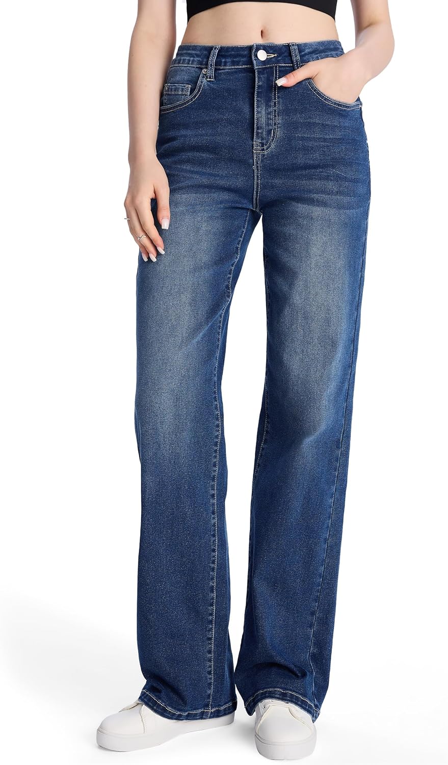 Tall Straight Leg Jeans for Women - Stylish and Comfortable Fit