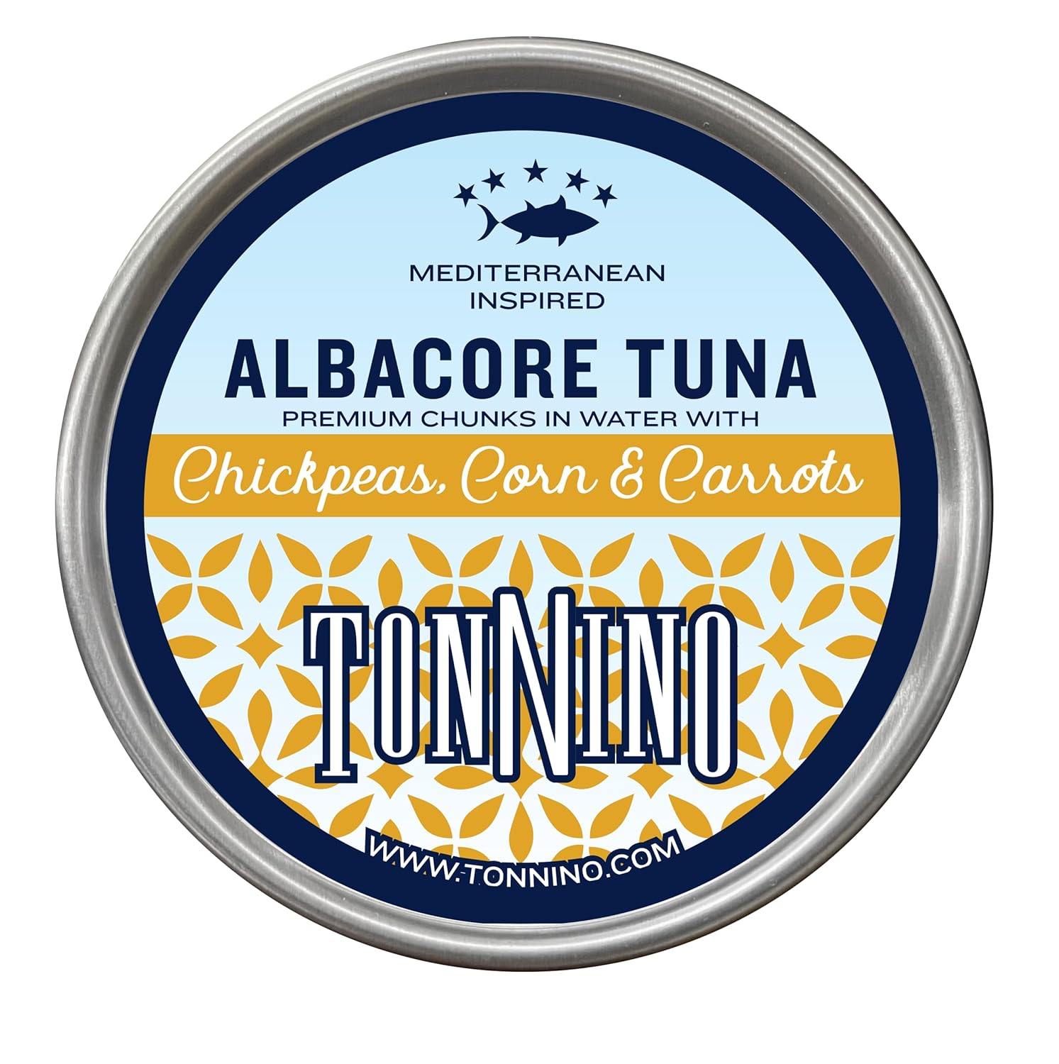 Tonnino Tuna Fish Albacore Premium Chunk with Chickpeas & Corn