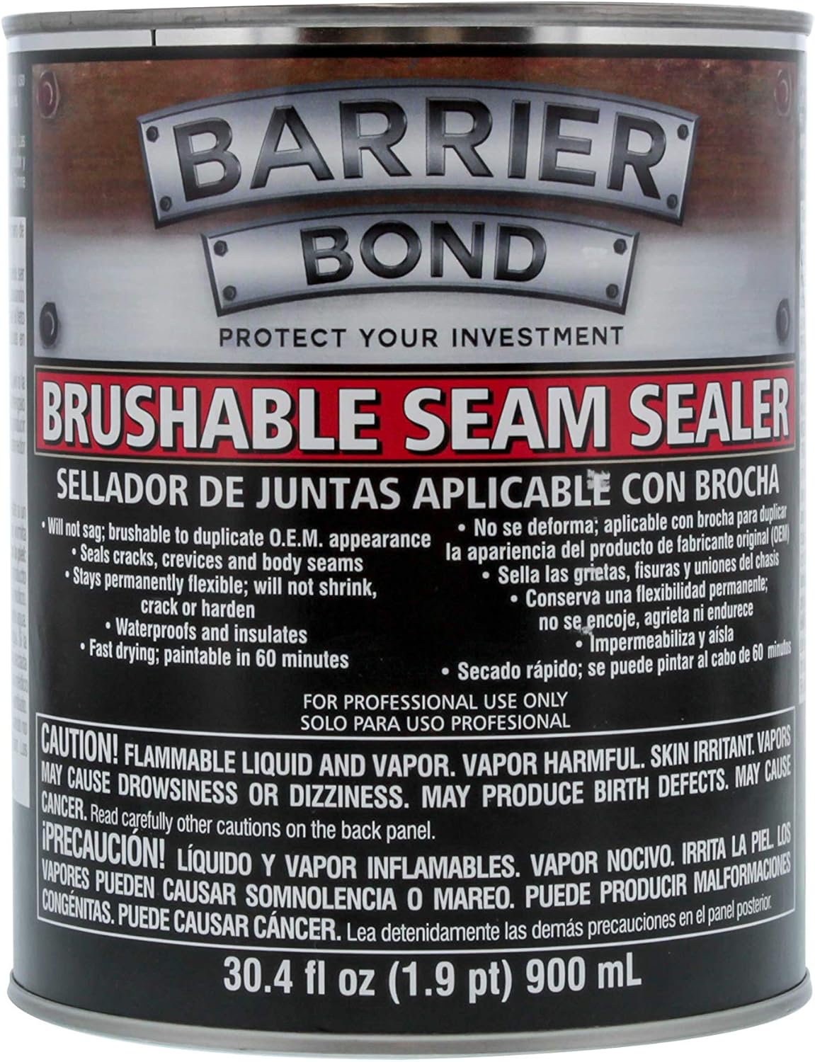Barrier Bond Brushable Seam Sealer for Automotive Body Repair