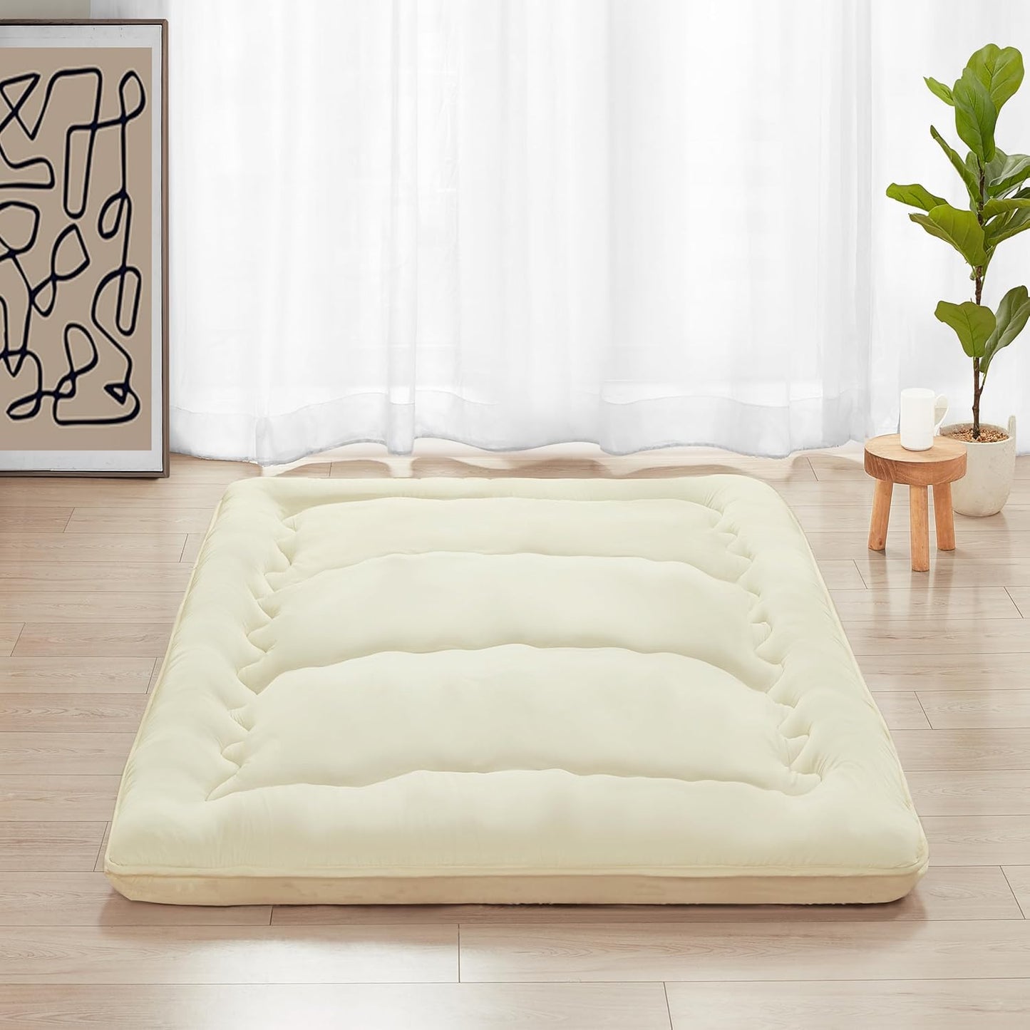 Foldable Japanese Twin Mattress for Versatile Comfort