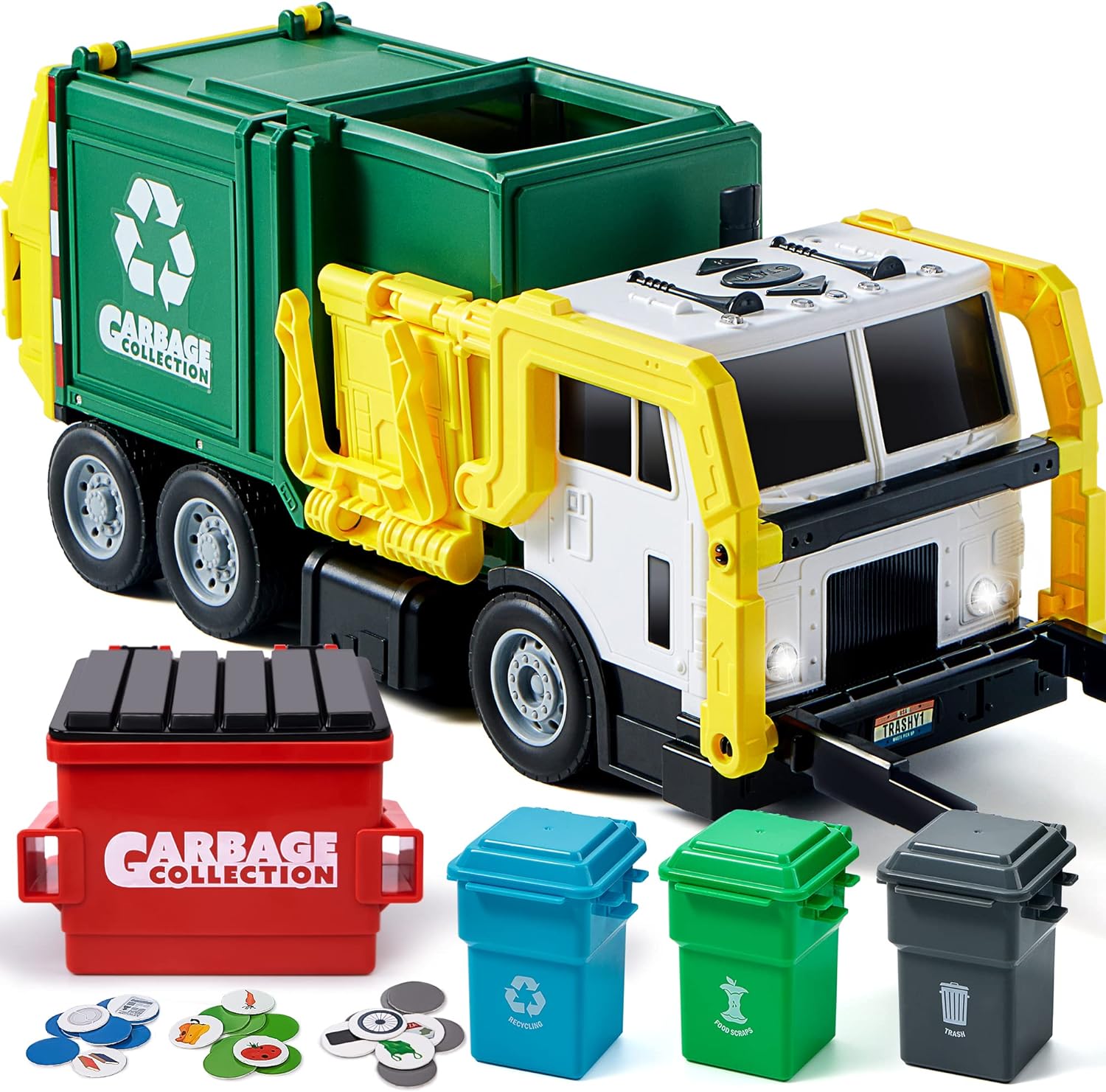 Interactive Garbage Truck Toy Set for Kids