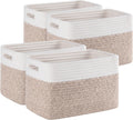 Set of 4 Storage Baskets for Organizing Toys, Books and Essentials