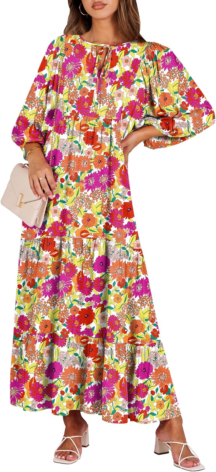 Boho Maxi Dresses for Women: Elegant Floral Summer Style