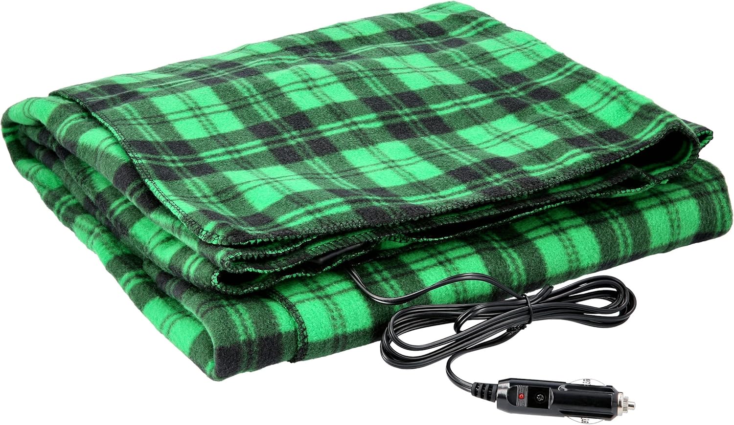 Heated Blanket for Car Travel - Cozy Fleece Electric Throw