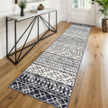 KUTA Moroccan Kitchen Rugs 2x8 Runner - Soft Non-Slip Hallway Rug