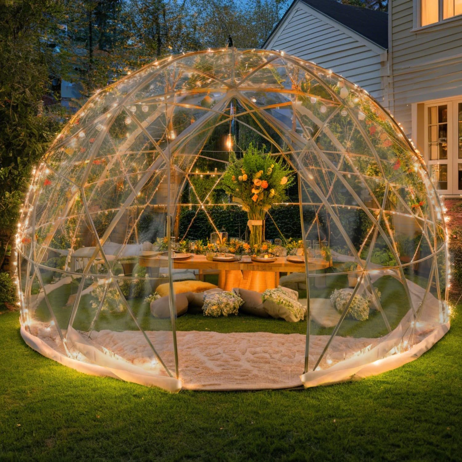 CZGBRO Garden Dome Igloo: Upgraded 12ft Bubble Tent