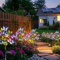 Solar Garden Lights Outdoor 8 Pack - Decorative Butterfly LED Stakes