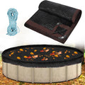 24ft Leaf Net Cover for Above Ground Pool - Fine Mesh Winter