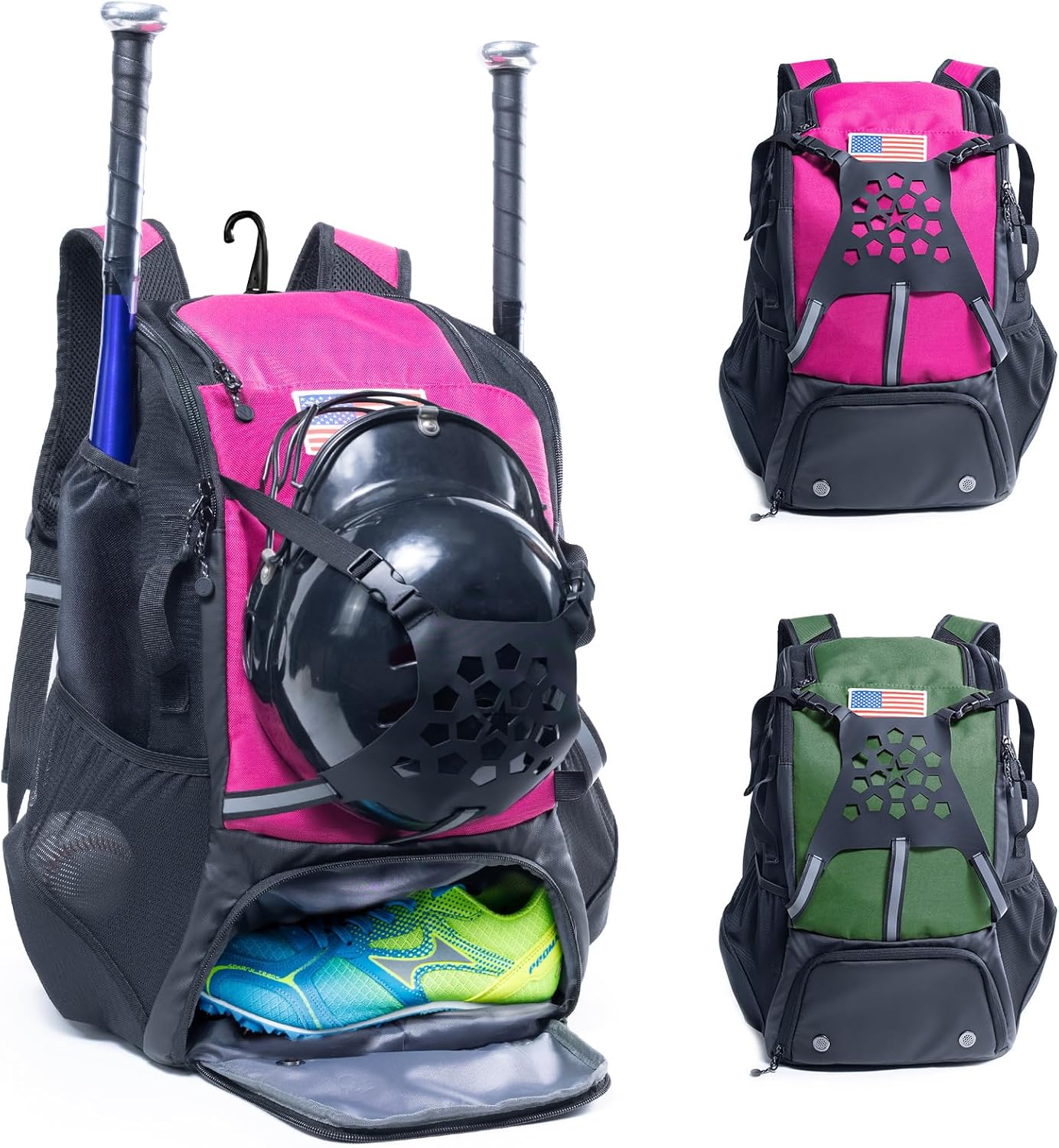 Baseball Backpack for Youth, Boys, and Adults - Perfect Gear Bag