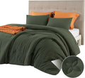 Bedsure California King Comforter Set Olive Green - Soft Prewashed Cal