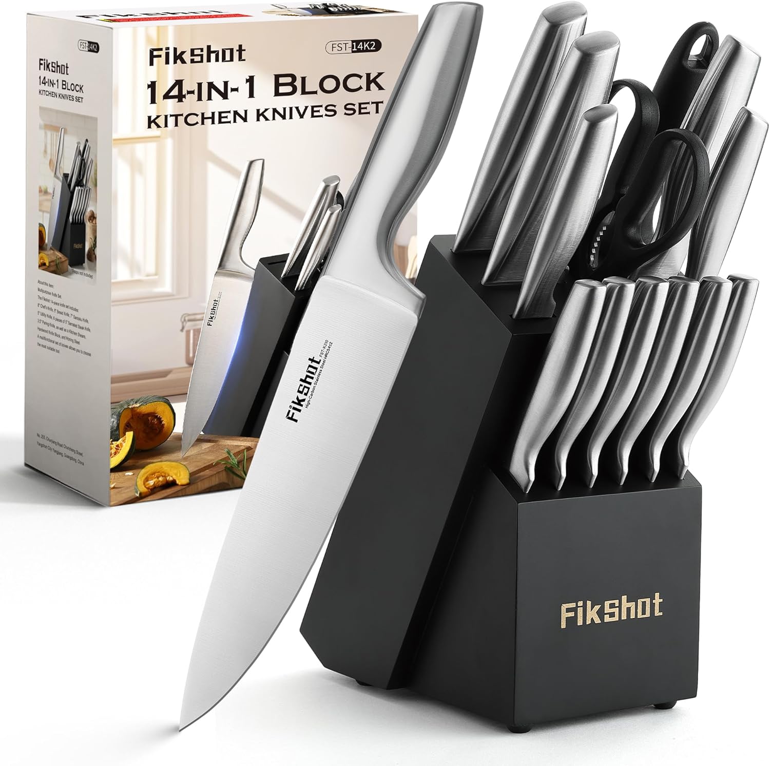 Premium Kitchen Knife Set for Homecooks - FIKSHOT Quality