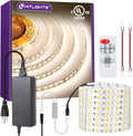 White LED Strip Lights Kit 16.4ft 4000K - Dimmable High Density