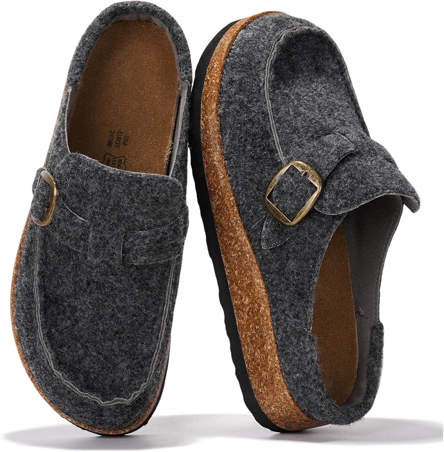 Project Cloud Genuine Leather Clogs for Women with Memory Foam
