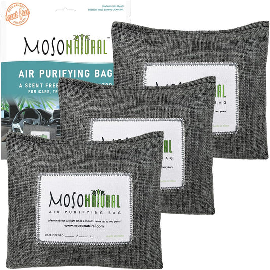 Moso Natural Car Air Freshener: Long Lasting Bamboo Charcoal