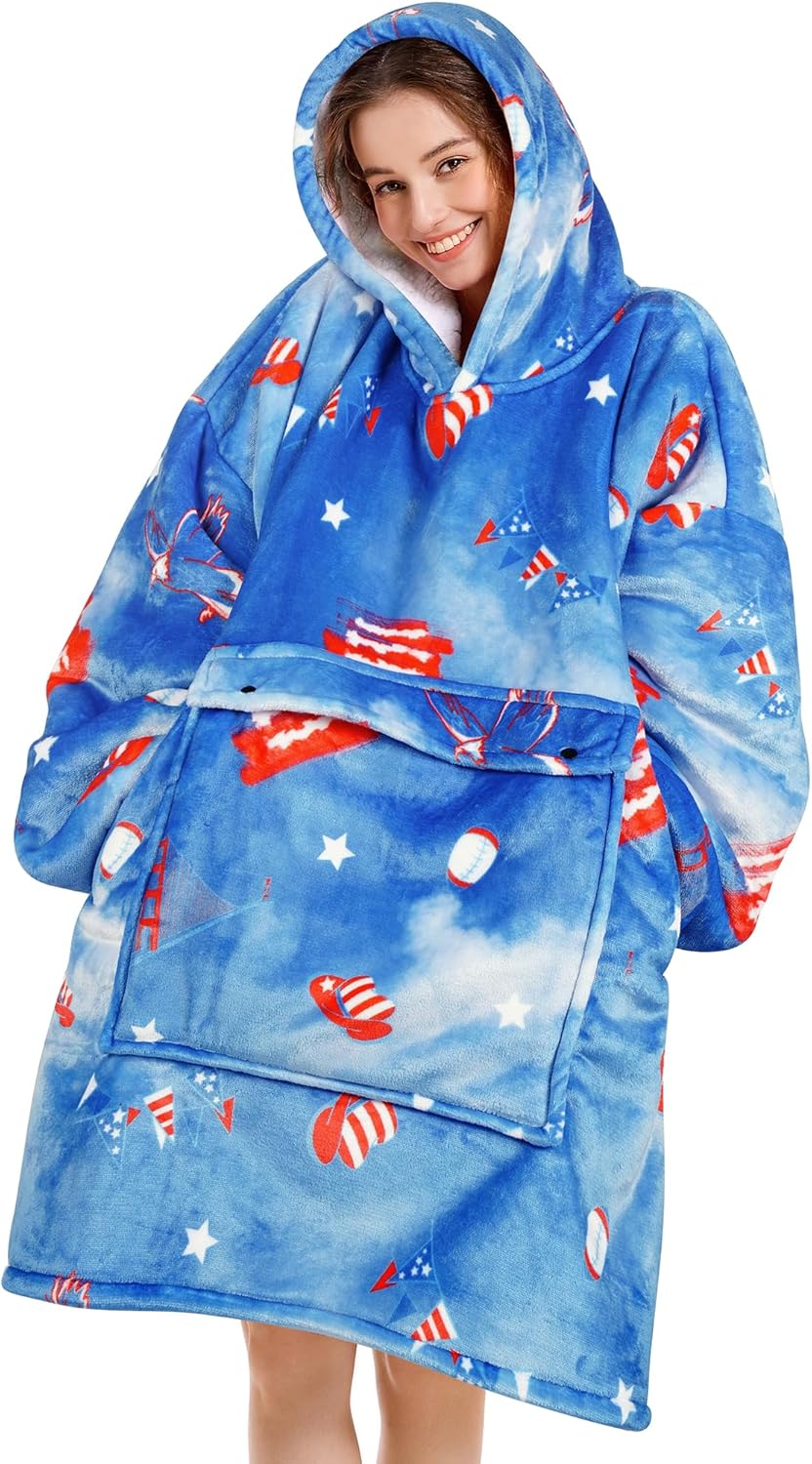 Cozy Oversized Blanket Hoodie for Adults - Perfect Gift Idea