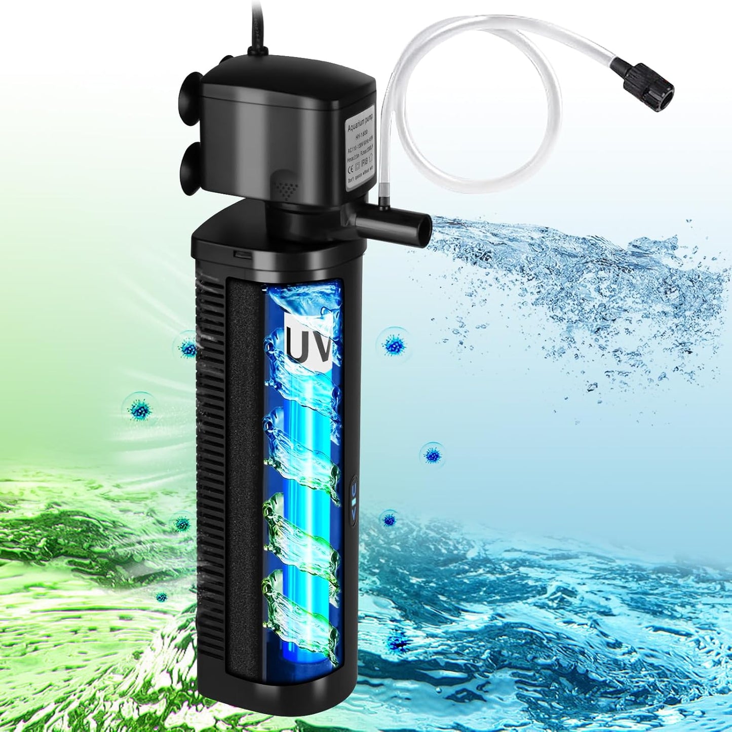 Small Pond Filter for 75-300 Gallon Tank - U-V Green Clean Machine