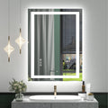 LED Lighted Bathroom Mirror 24x32 with Dimmable Anti-Fog Feature