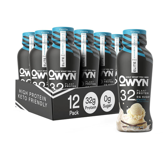 OWYN Pro Elite Vegan Protein Shake: 32g Protein, Zero Sugar