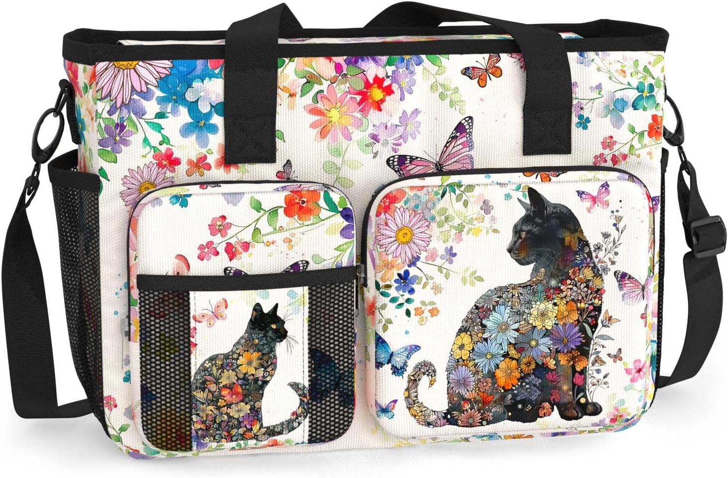 Large Waterproof Work Bag for Cat Lovers - Spacious & Durable