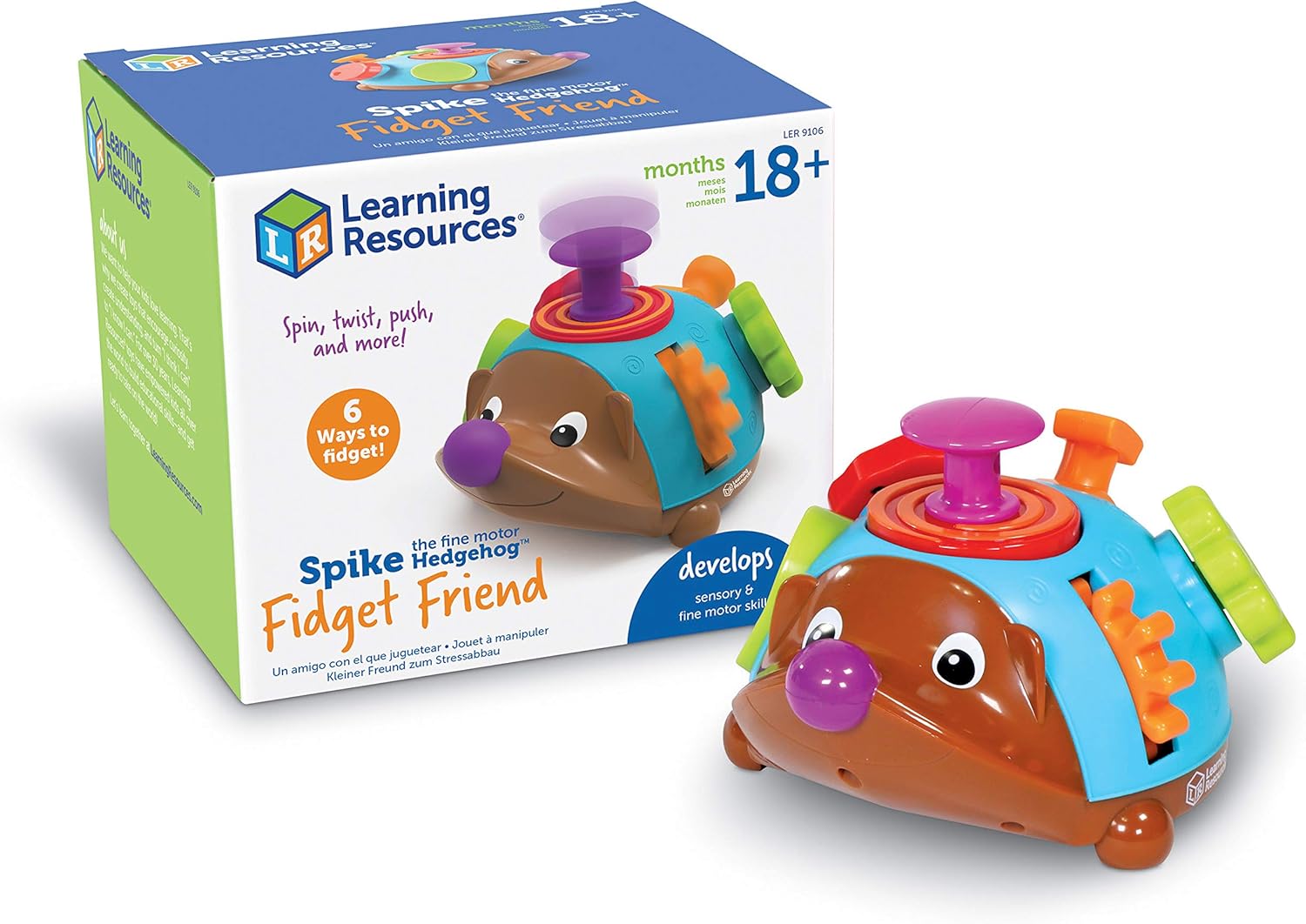 Spike the Hedgehog Fidget: Fine Motor Fun!