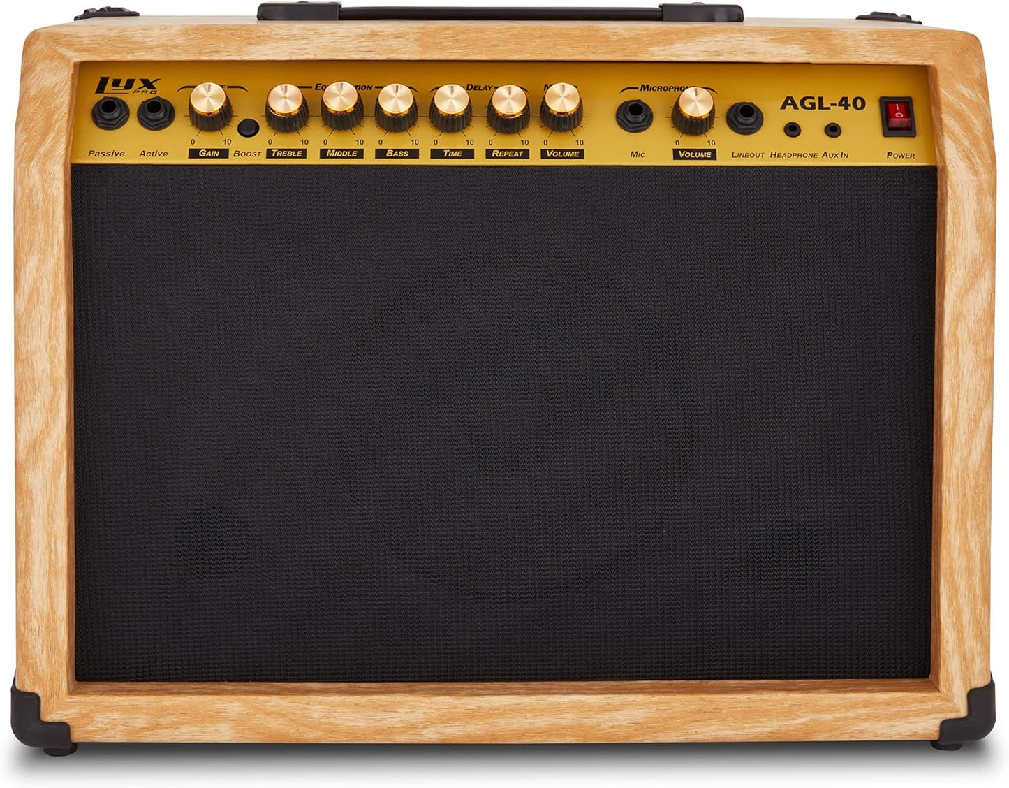 LyxPro 40W Electric Guitar Amp - Custom EQ, Drive & Delay for Pro Sound