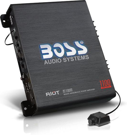 BOSS Audio R1100M Monoblock Car Amplifier for High Output