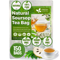 Soursop Leaf Tea Bags 150 Count - Natural, Hand-made Herbal Tea