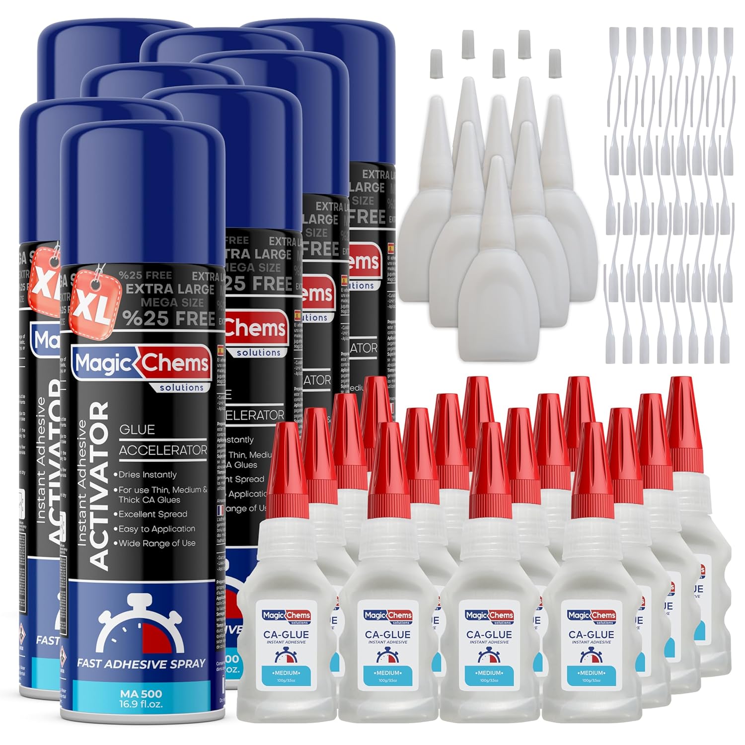 Strong Bond Super Glue with Activator for All Your Projects
