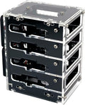 C4Labs Zebra Bramble Cluster Fan Case for Raspberry Pi (4-Stack)