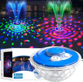 2025 Upgraded Pool Fountain with Lights - Floating Water Fountain