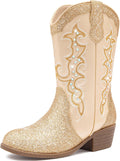 Girls Cowboy Boots with Sparkling Rhinestones for Fashionable Fun