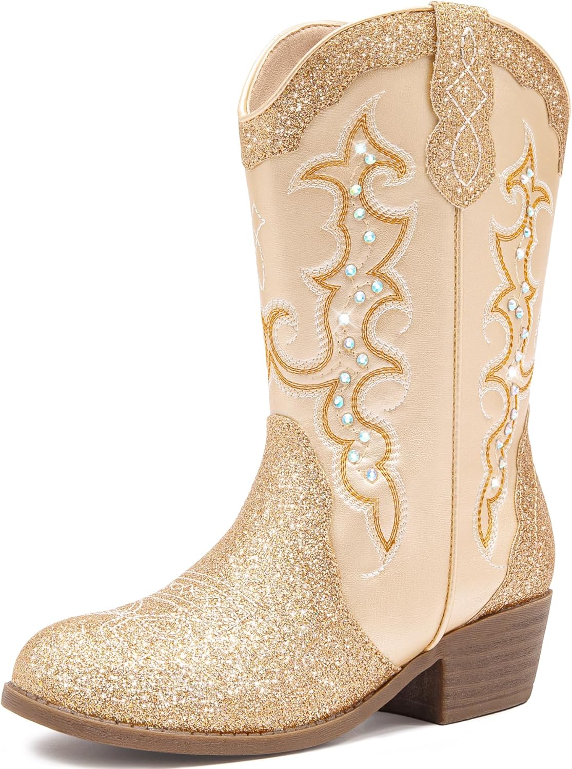 Girls Cowboy Boots with Rhinestones for Stylish Little Cowgirls