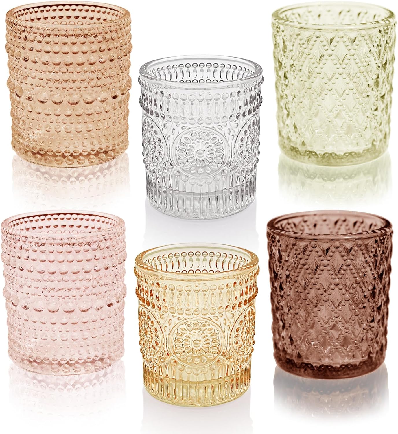 24 pcs Fall Votive Candle Holders for Elegant Table Decor