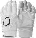 EvoShield SRZ-1 Batting Gloves White - Youth & Adult Fit