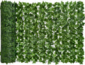 Artificial Ivy Privacy Fence Wall Screen 98.4x39.4in - Realistic Green