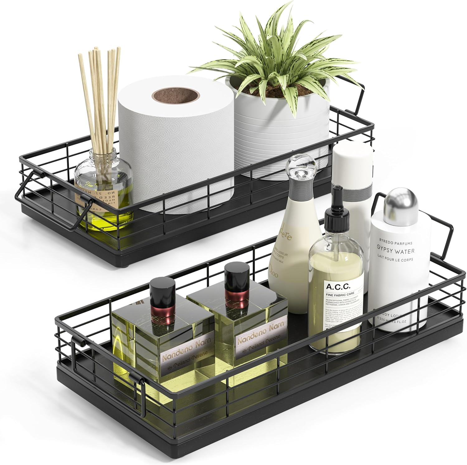 Toilet Paper Basket 2PCS for Bathroom Living Room Kitchen Storage