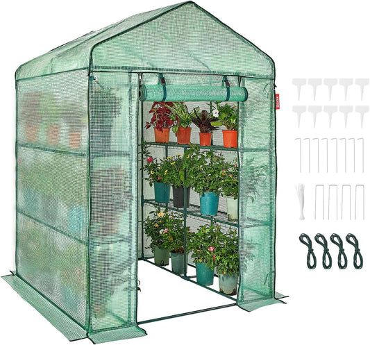 VEVOR Walk-in Green House for Planting and Storage Needs