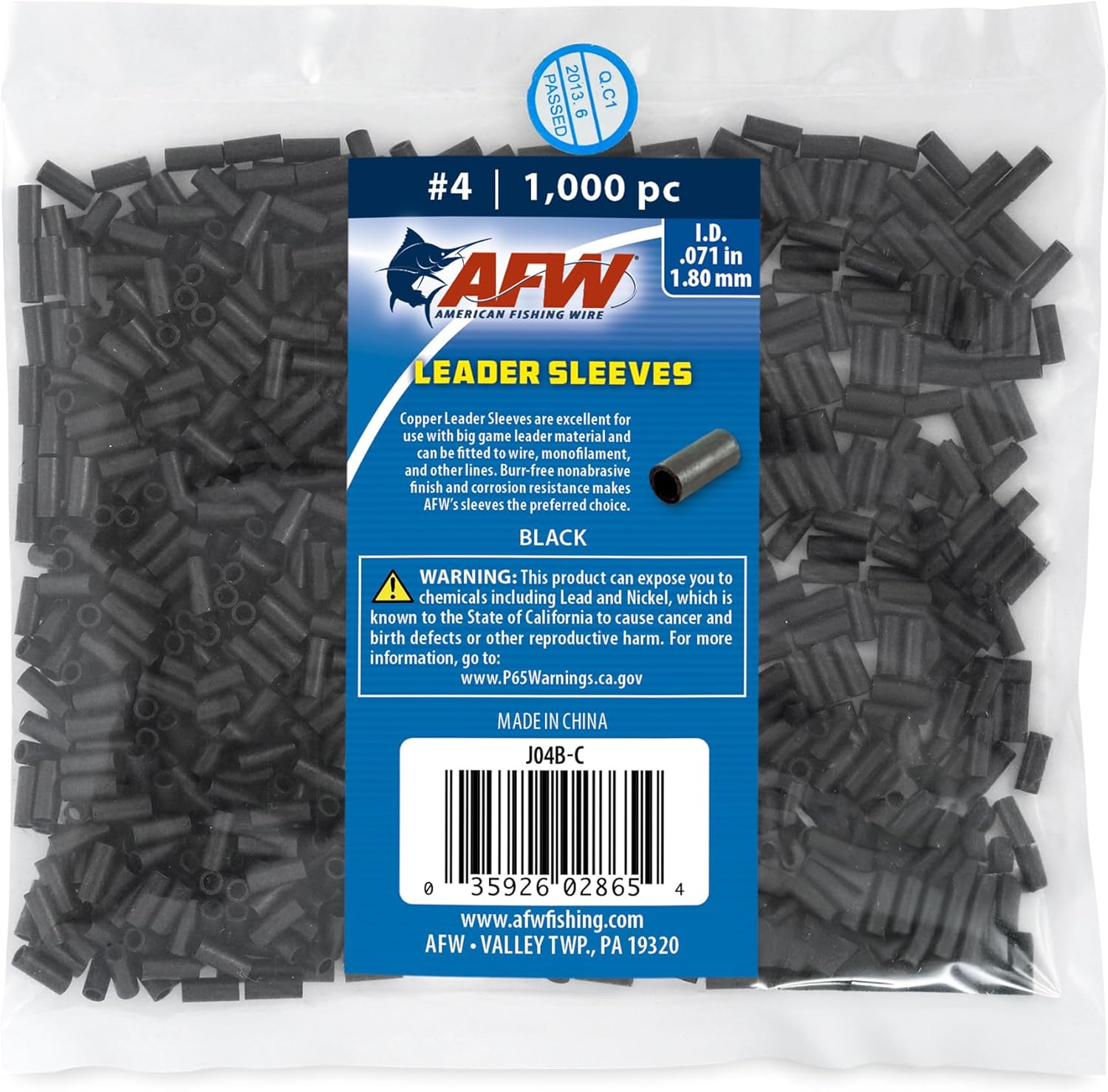 AFW Fishing Crimp Sleeves for Strong and Versatile Rigging